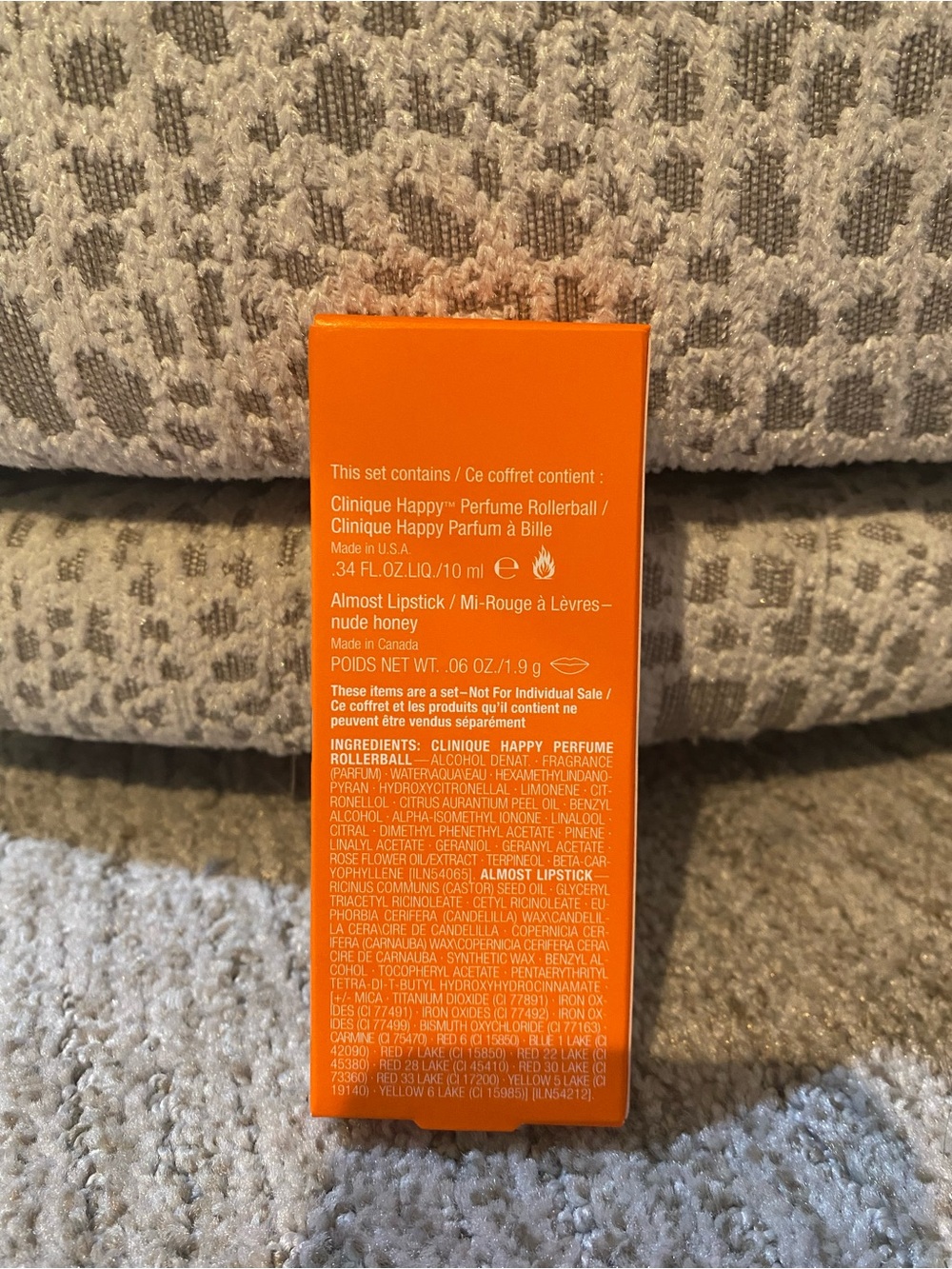 Clinique Happy Pocket Pair Gift Set - Orange - Picture 2 of 2